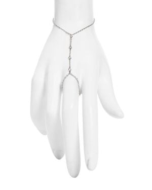 Nashelle Luna Hand Chain - White