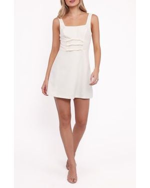 Petal & Pup Emer Bow Sleeveless Minidress - White