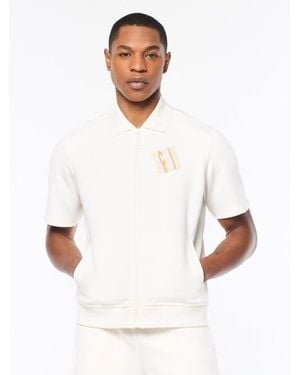 Sergio Tacchini Urso Short Sleeve Track Jacket - White