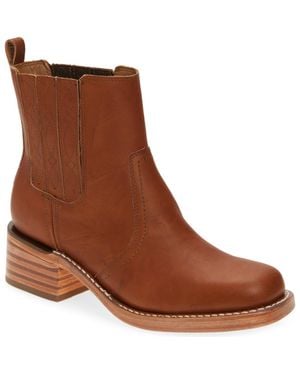 Frye Campus Platform Chelsea Boot - Brown