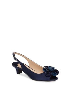 J. Reneé Leonelle Kitten Heel Slingback Sandal - Blue