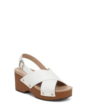 Dr. Scholls Weslee Slingback Platform Sandal - Natural