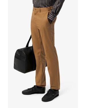 Lacoste Slim Fit Stretch Cotton Chinos - Brown