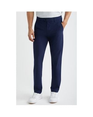 Greyson Monkauk Trim Fit Flat Front Golf Pants - Blue