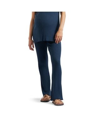Ripe Maternity Sienna Rib Knit Pant - Blue
