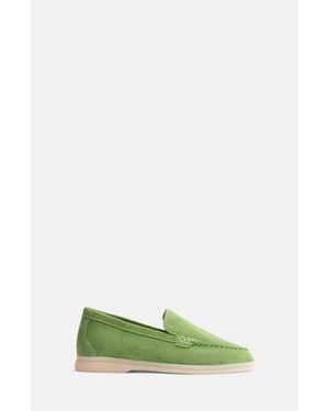 SCAROSSO Ludovica Girl Loafers - Green