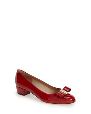 Ferragamo Pumps - Vara - Red