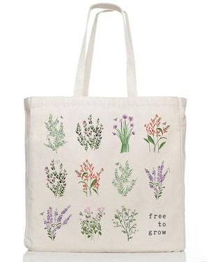 The Tote Project Free To Grow - White