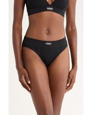 TOMBOYX Rib Bikini Briefs - Black