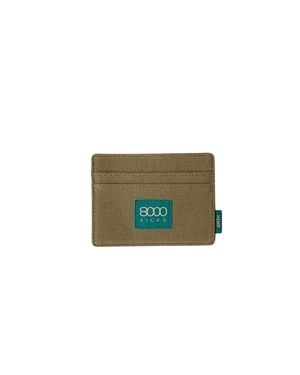 8000Kicks Skinny Hemp Wallet - Green