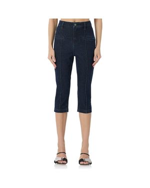 AFRM Pixie Pintuck Capri Jeans - Blue