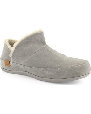 Strive Geneva Faux Fur Slipper - Gray