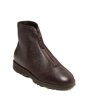 Myrqvist Funäs Zipper Boots - Brown