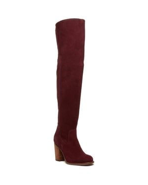 Kelsi Dagger Brooklyn Logan Over The Knee Boot - Red
