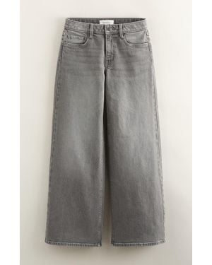 Treasure & Bond Kids' Wide Leg Jeans - Gray