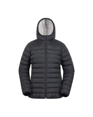 Mountain Warehouse Faux Fur Lined Padded Jacket - Black