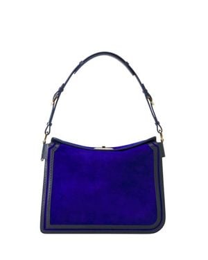 Lanvin Compagnon Medium Asymmetrical Bag - Purple