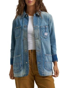 Lee Jeans Denim Chore Jacket - Blue