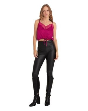 Belle & Bloom Friday Nights Lace Cami - Red