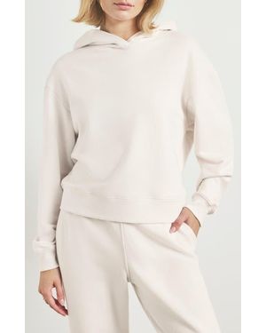 Splendid Laguna Lounge Cotton Hoodie - Natural