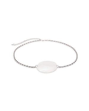 Mango Shell Detail Chain Belt - Metallic