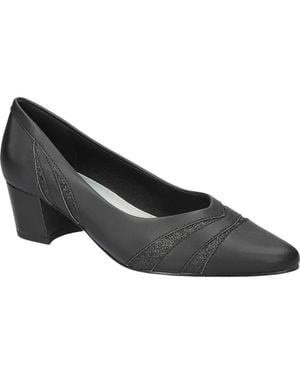 Easy Street Lizbeth Block Heel Pump - Black