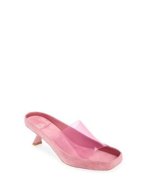 Jeffrey Campbell Muon Kitten Heel Sandal - Pink