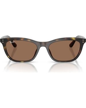 Ray-Ban 54Mm Irregular Sunglasses - Brown