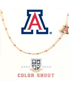Color Shout Arizona Side Necklace - Blue