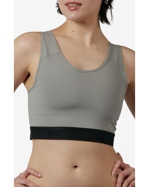TOMBOYX Compression Plus Crop Top - Gray
