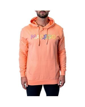 Maceoo Truecolors Embroidered Logo Hoodie - Orange