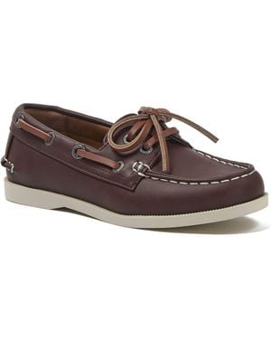 Lands' End Kids Seaport Classic Boat Shoes - Brown