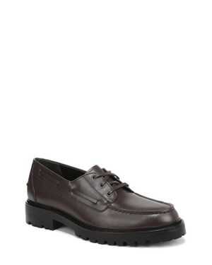 Vince Dillon Lugged Moc Toe Boat Shoe - Gray