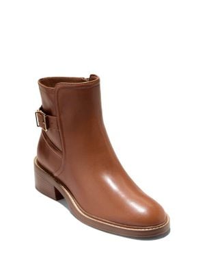 Cole Haan Silvana Buckle Bootie - Brown