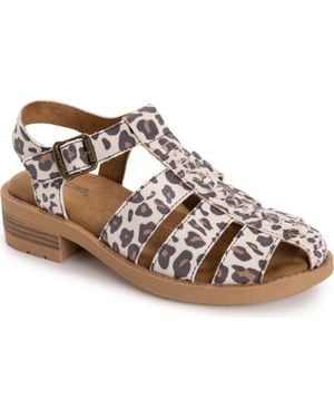 Muk Luks Vanilla Fisherman Sandal - Metallic