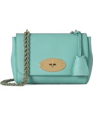 Mulberry Lily Heavy Grain Leather Satchel - Green