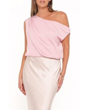 Petal & Pup Chandler One-Shoulder Top - Pink
