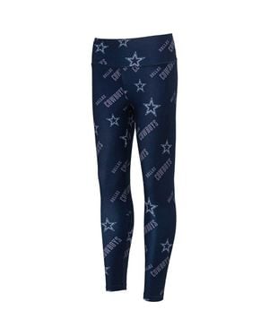 Concepts Sport Dallas Cowboys Breakthrough Allover Print Lounge Leggings - Blue