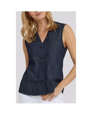 NYDJ Denim Vest - Blue
