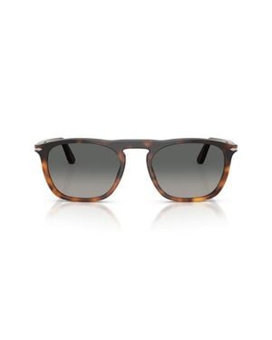 Persol Gae 55Mm Square Sunglasses - Gray