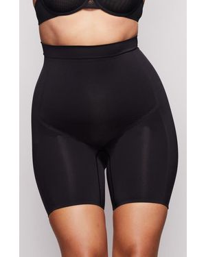 Skims High Waist Bonded Shorts - Black