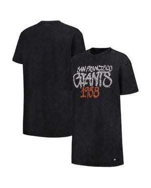 The Wild Collective San Francisco Giants T-Shirt Dress - Black