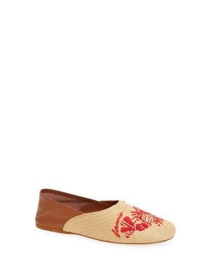 FARM Rio Raffia Flat - Multicolor