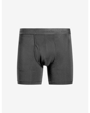 Commando Essential Modal Relaxed Boxer Brief With Fly - Gray