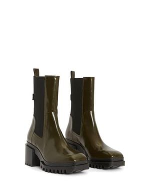 AllSaints Skarlet Block Heel Chelsea Boot - Black