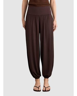 Baukjen Otis Jersey Balloon Trousers - Brown