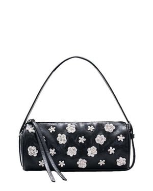 Desigual Small Faux Leather Shoulder Bag - Metallic