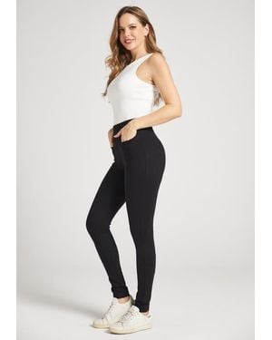 Betabrand Journey Dpyp Dress Pant Yoga Pants - White