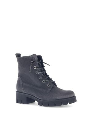 Gabor Sofia Combat Boot - Blue