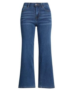 Tractr Kids' Cloud Denim Flare Leg Jeans - Blue